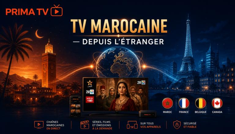 TV marocaine expatriés depuis France Belgique Canada IPTV PRIMA